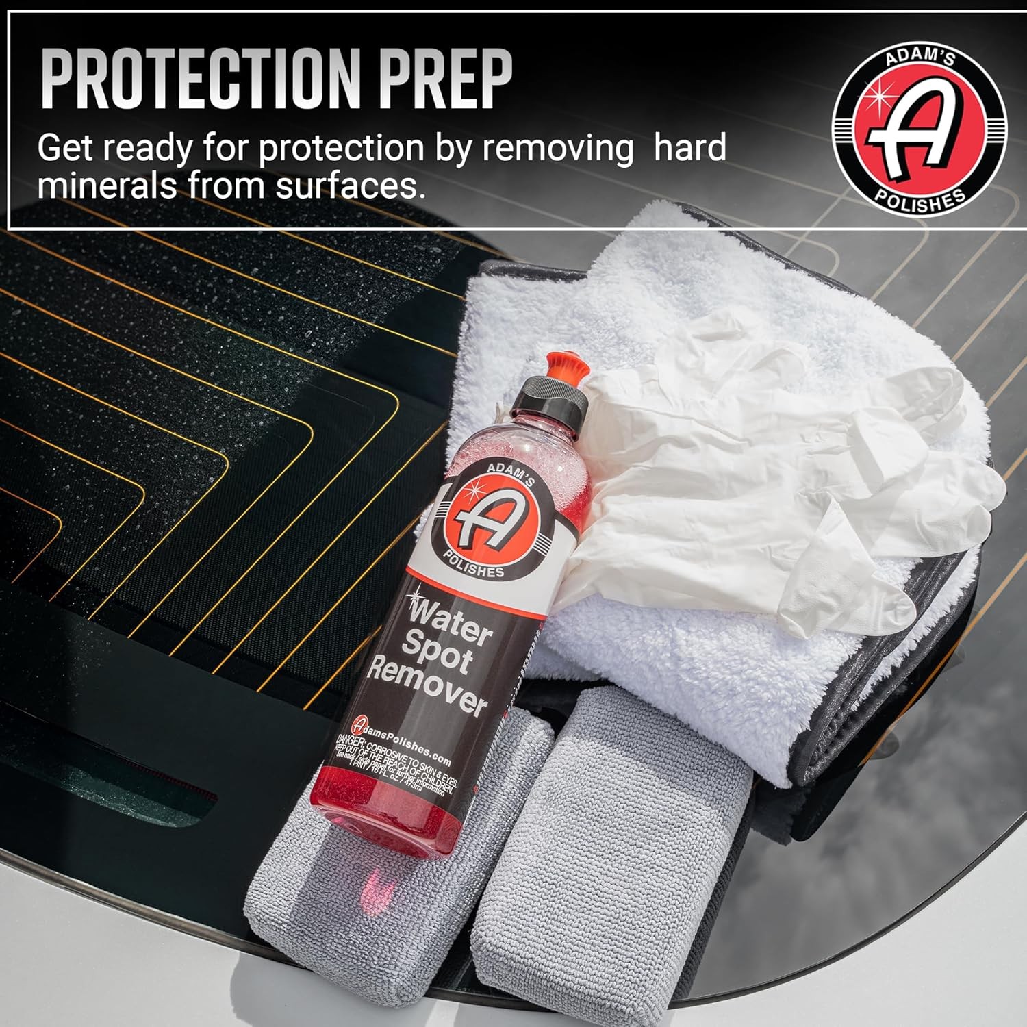 Adam’s Polishes Water Spot Remover – Hard Stain for Glass,…