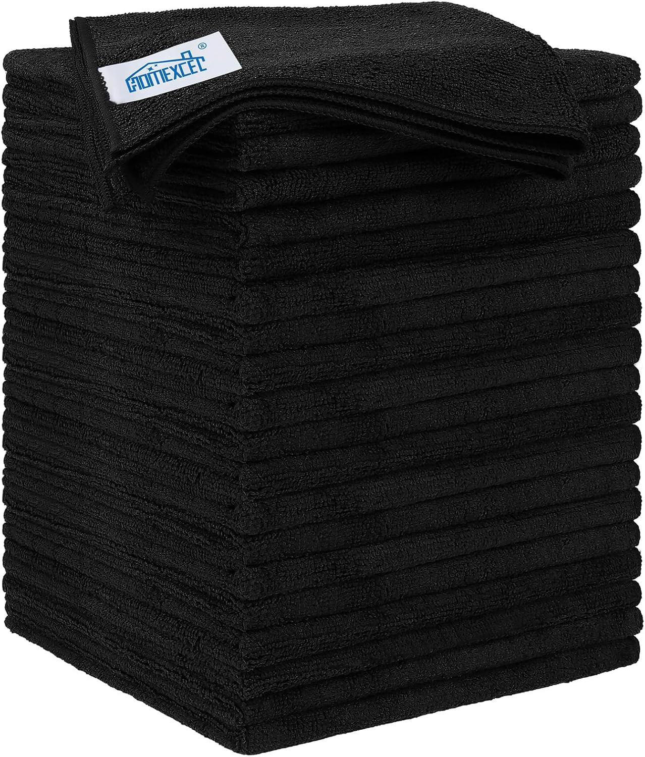 Red Microfiber Cleaning Cloth 12 Pack, 12.5 X 12.5 Inch Microfiber Towels for Ca