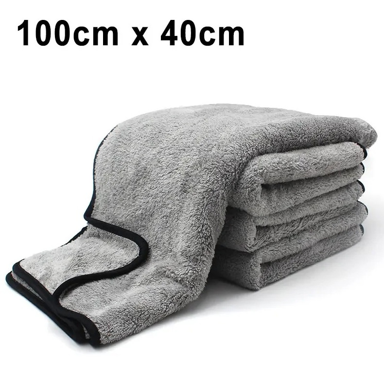 1pcs Ultra-Soft Microfiber Car Wash Towel–High Absorbent Cleaning & Drying Cloth