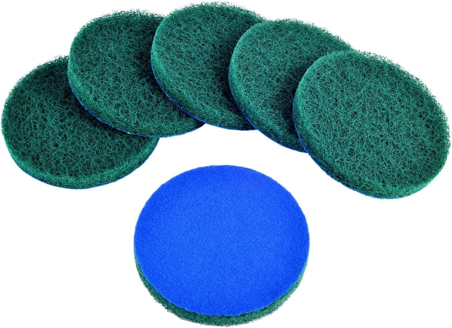 Durable Green Scrub Pads – 5 Inch Abrasive Power for Tough Cleaning Tasks