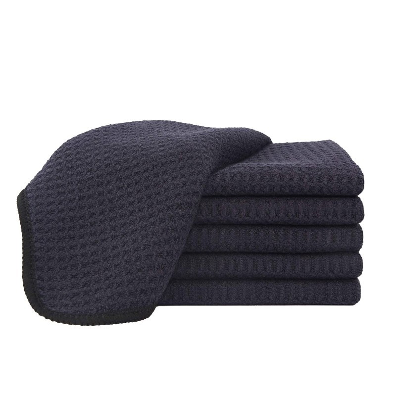 240 Pack Bulk Microfiber Towels 400 GSM Waffle Weave 16×16 Car Drying Rag 70/30