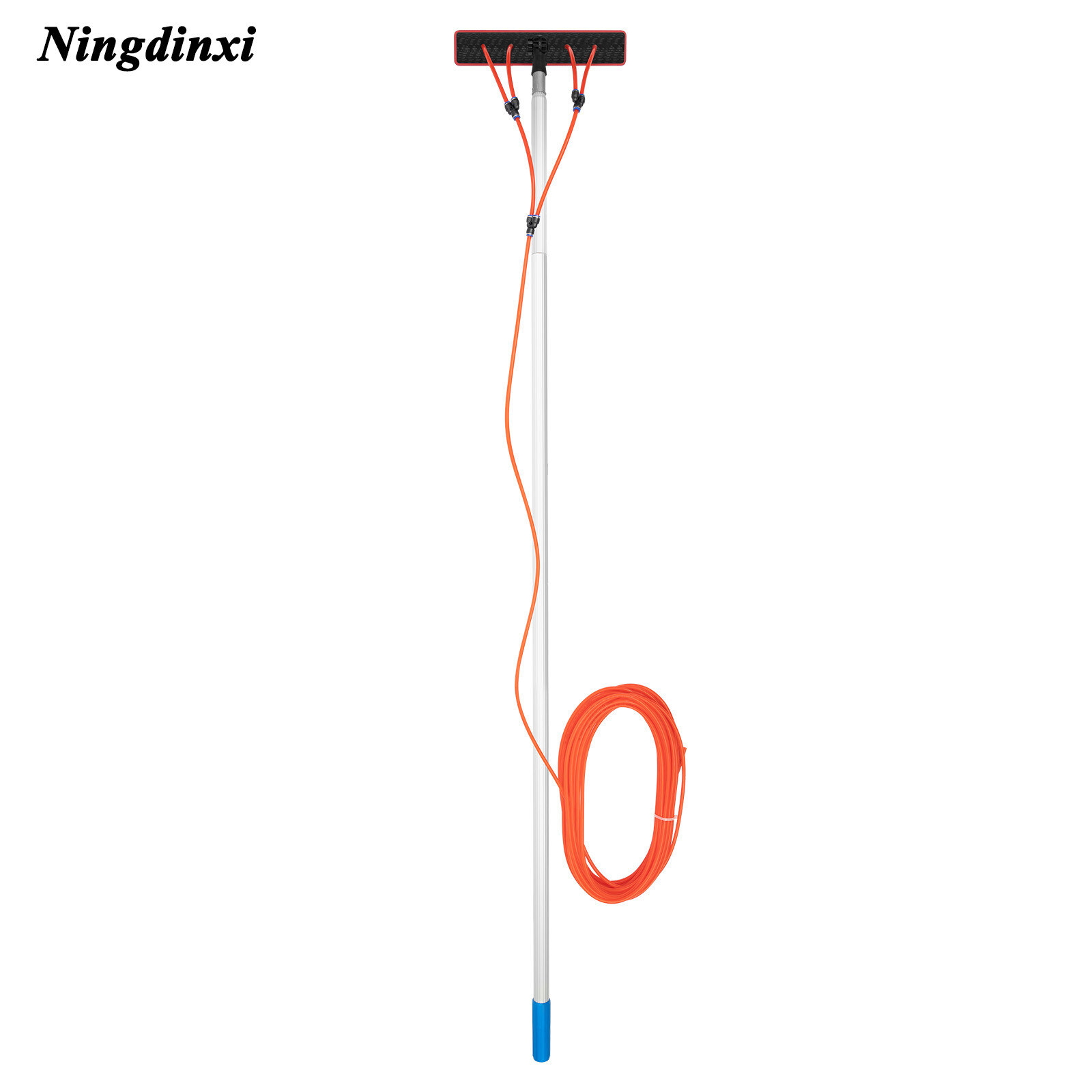 26FT Water Fed Pole Kit with Brush for Window and Solar Panel Cleaning