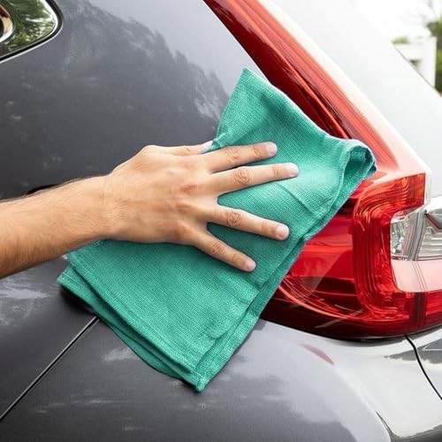Premium Huck Towels – (12 Pack) 15 x 27 inches 100% 15 x 27 in. (12 Pack) Green
