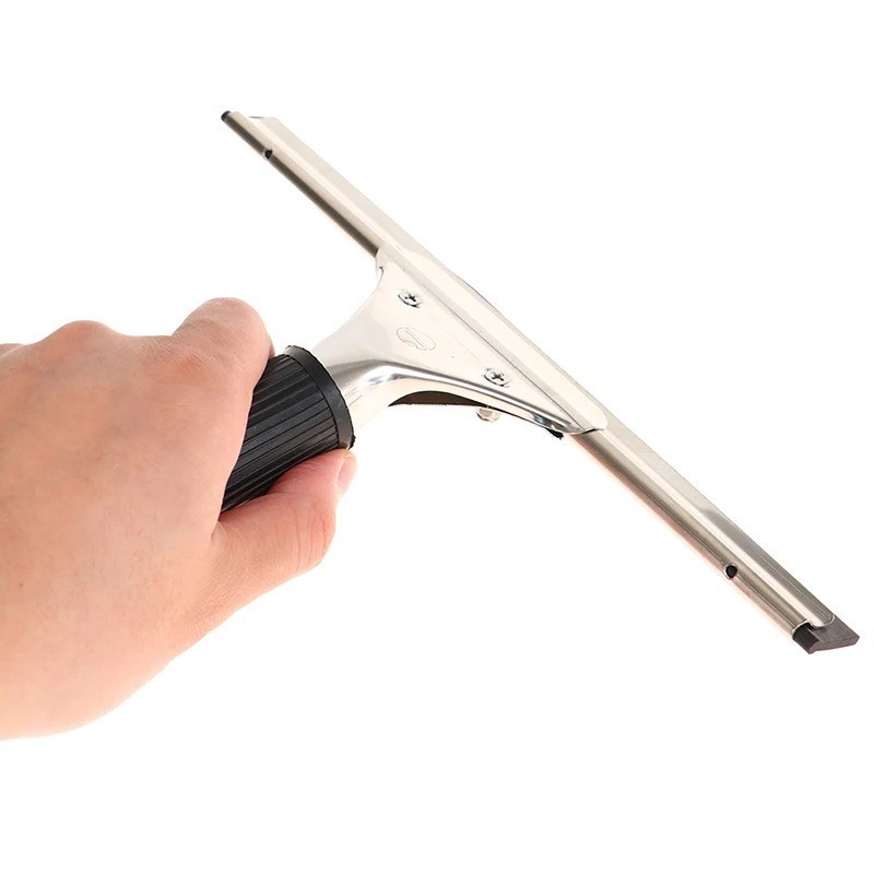 1pcs Glass Cleaning Squeegee Window Wiper 25/35/45cm Rubber Blade Cleaner – NEW