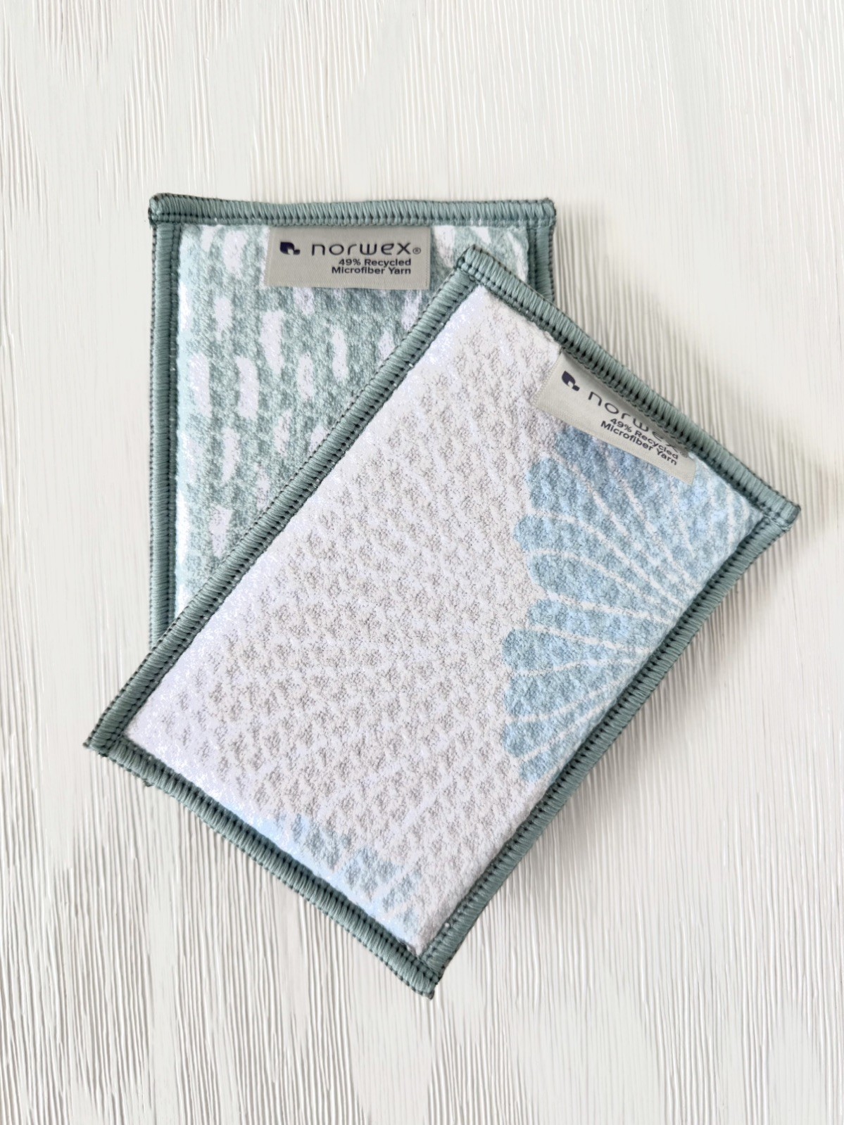NEW Norwex EnviroSponges Dual-Sided Waffle Weave Sponges Pink Blue Teal 4 Pack