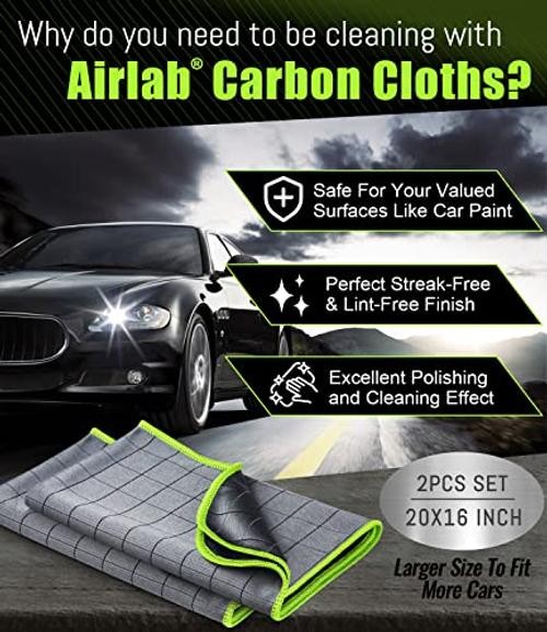 Grey-Green Microfiber Towels Cars Wash & Dry Cloth – Thick Plush