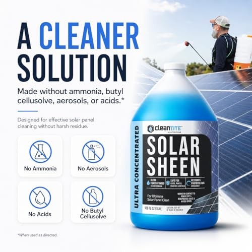 1 Gallon Solar Panel Cleaner – Super 128 Fl Oz – 1 Gallon – 1 Pack