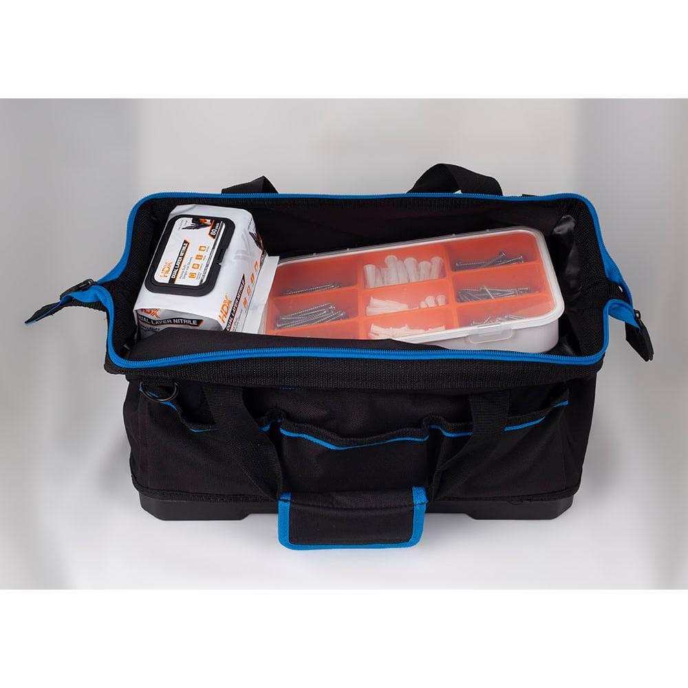 HDX Pop-N-Go Disposable Heavy Duty Nitrile Gloves 80-Count Black