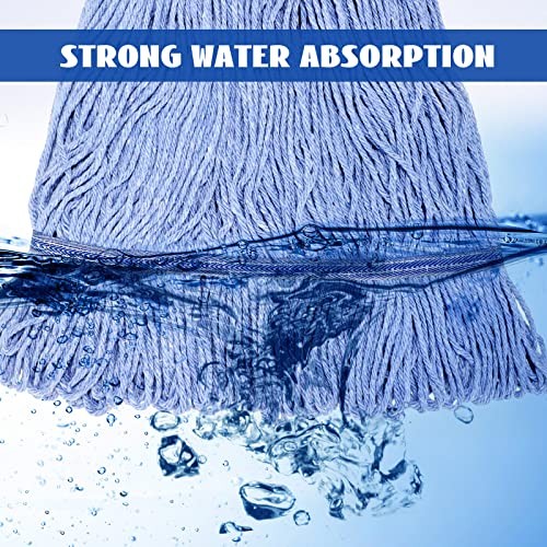 10 Pack 24oz Mop Head Replacement Commercial Cleaning Mop Head Wet String