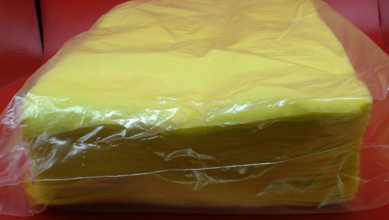 Treated Dust Cloths 1-Ply 16 x 24 Unscented Yellow 50/Pack