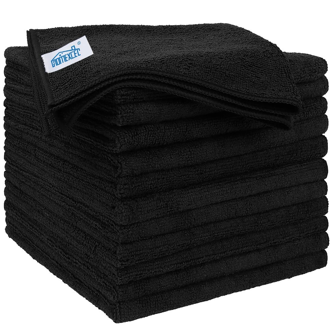 Microfiber Cleaning Cloths 12 Pack, Premium 16 x 16 inch Microfiber Towel for…