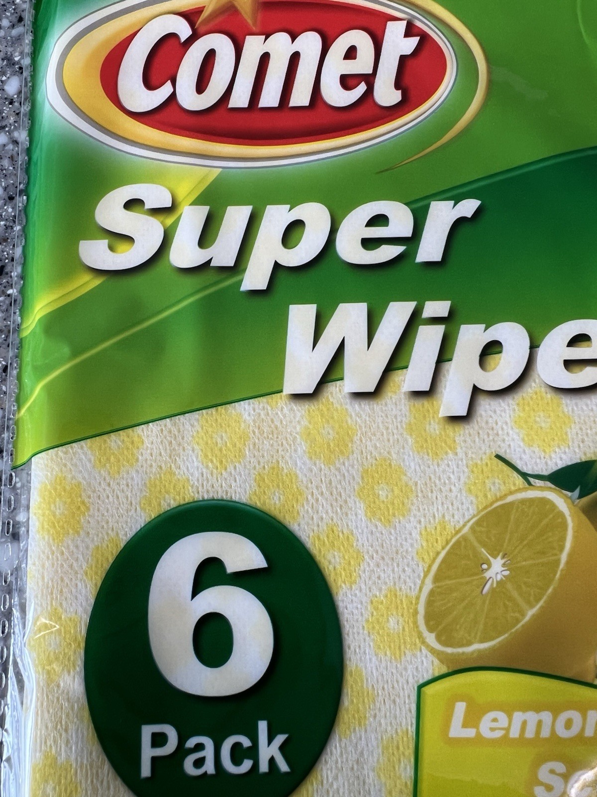 12 Comet Reusable Cloth Wipes All Purpose Lemon Scented (12″x22″) FAST FREE SHIP