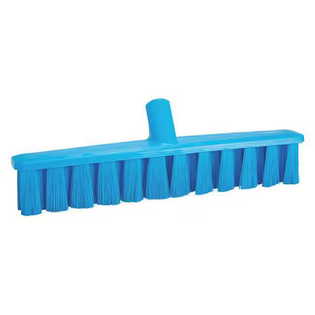 Vikan 31733 15 1/4 In Sweep Face Broom Head, Medium, Synthetic, Blue