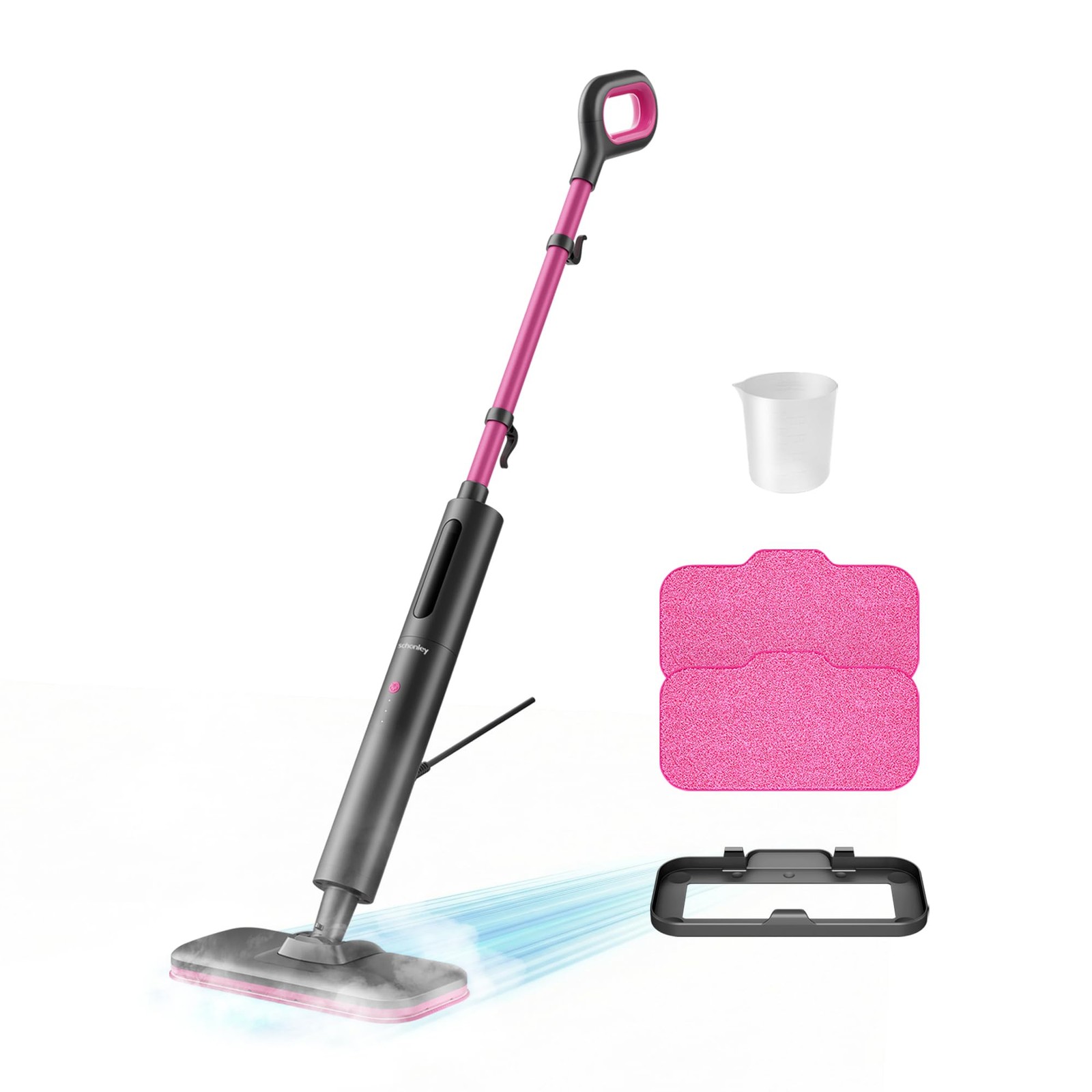 Schenley Steam Mop Cleaner Powerful 15s Fast Heat Up Chemical Free for