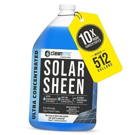 1 Gallon Solar Panel Cleaner – Super 128 Fl Oz – 1 Gallon – 1 Pack