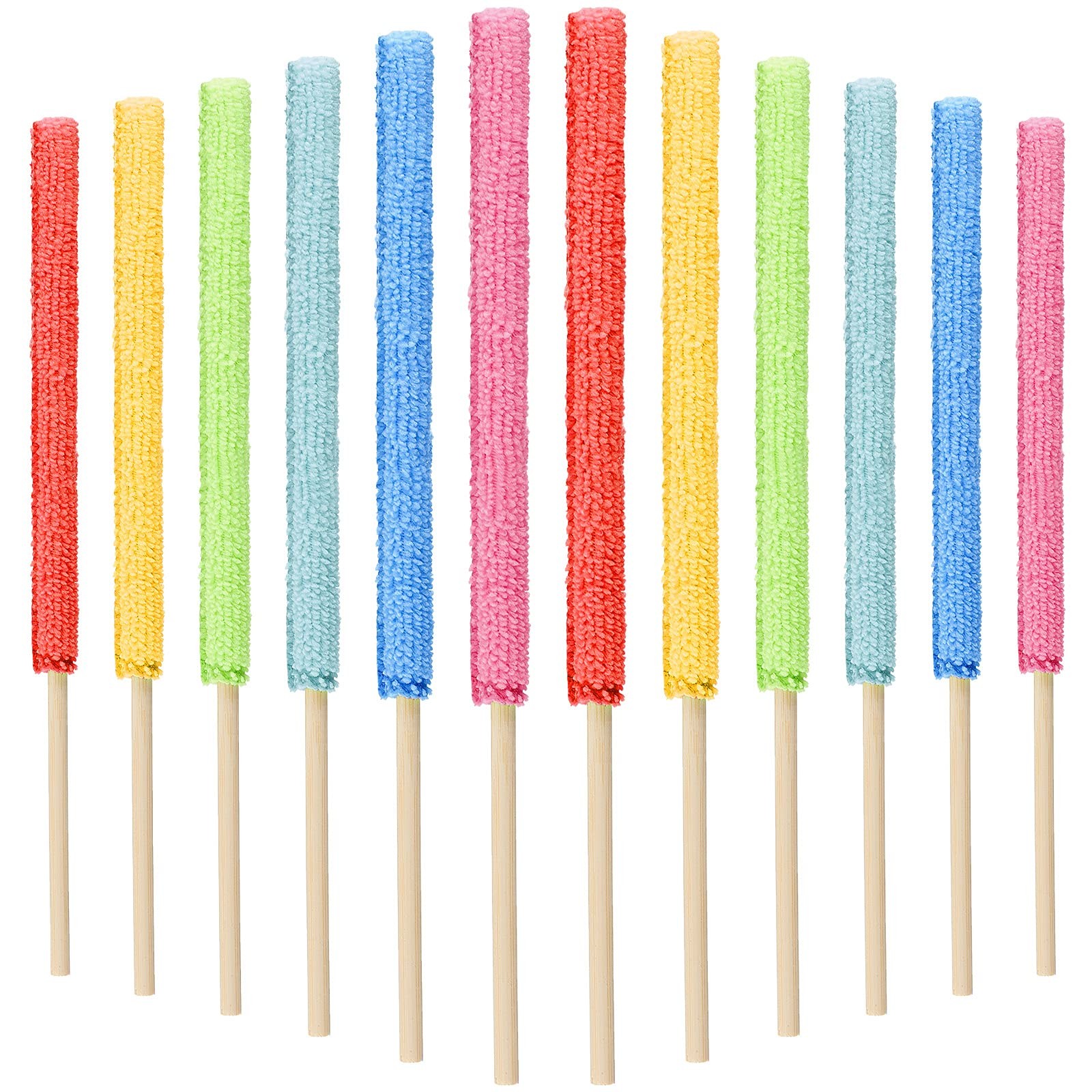 Honeydak 12 Pieces as pictures show, Blue, Red, Green, Yellow, Pink, White