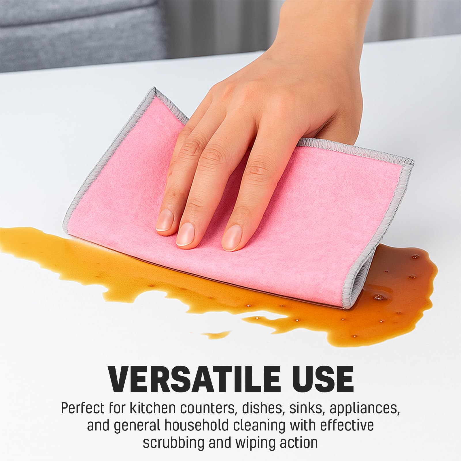 NEW 2026 | Non Scratch Wire Dishcloth | Metal Cleaning Rag for Kitchen Cookwa…