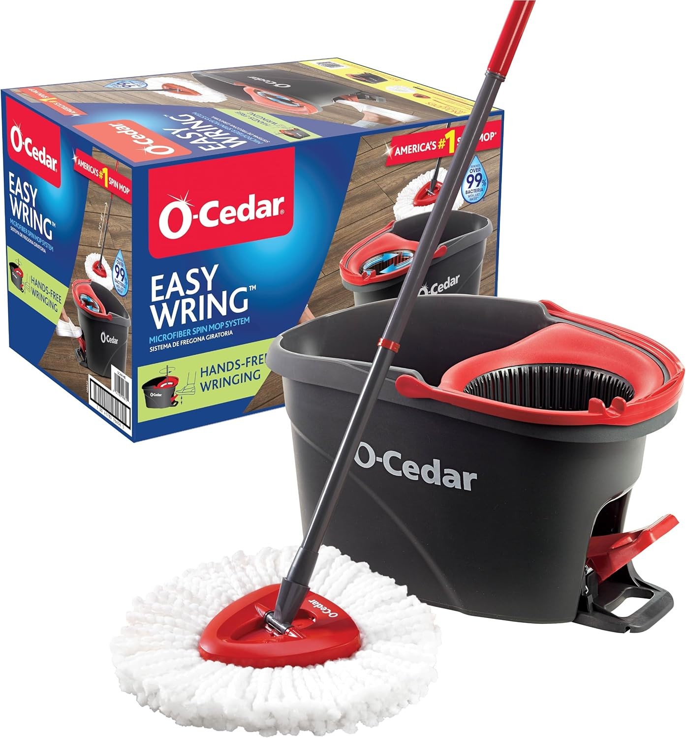 O-Cedar EasyWring Spin Mop & Bucket System