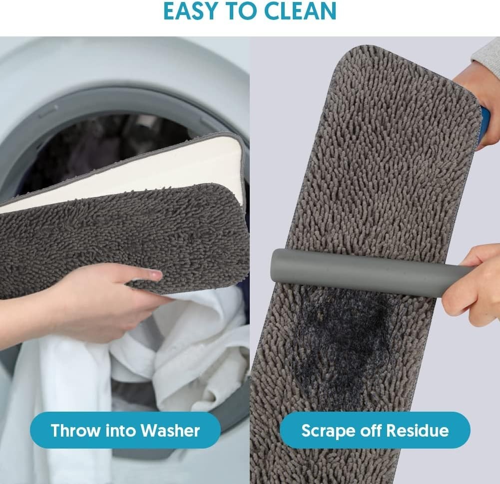Microfibre Floor Mop for Cleaning Floors, Flat Mop for Laminate Wooden Vinyl …