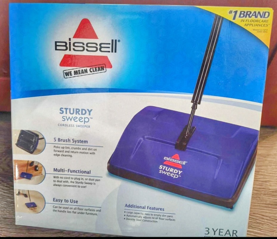 Bissell Sturdy Sweep 5 Brush System Brand New In Box