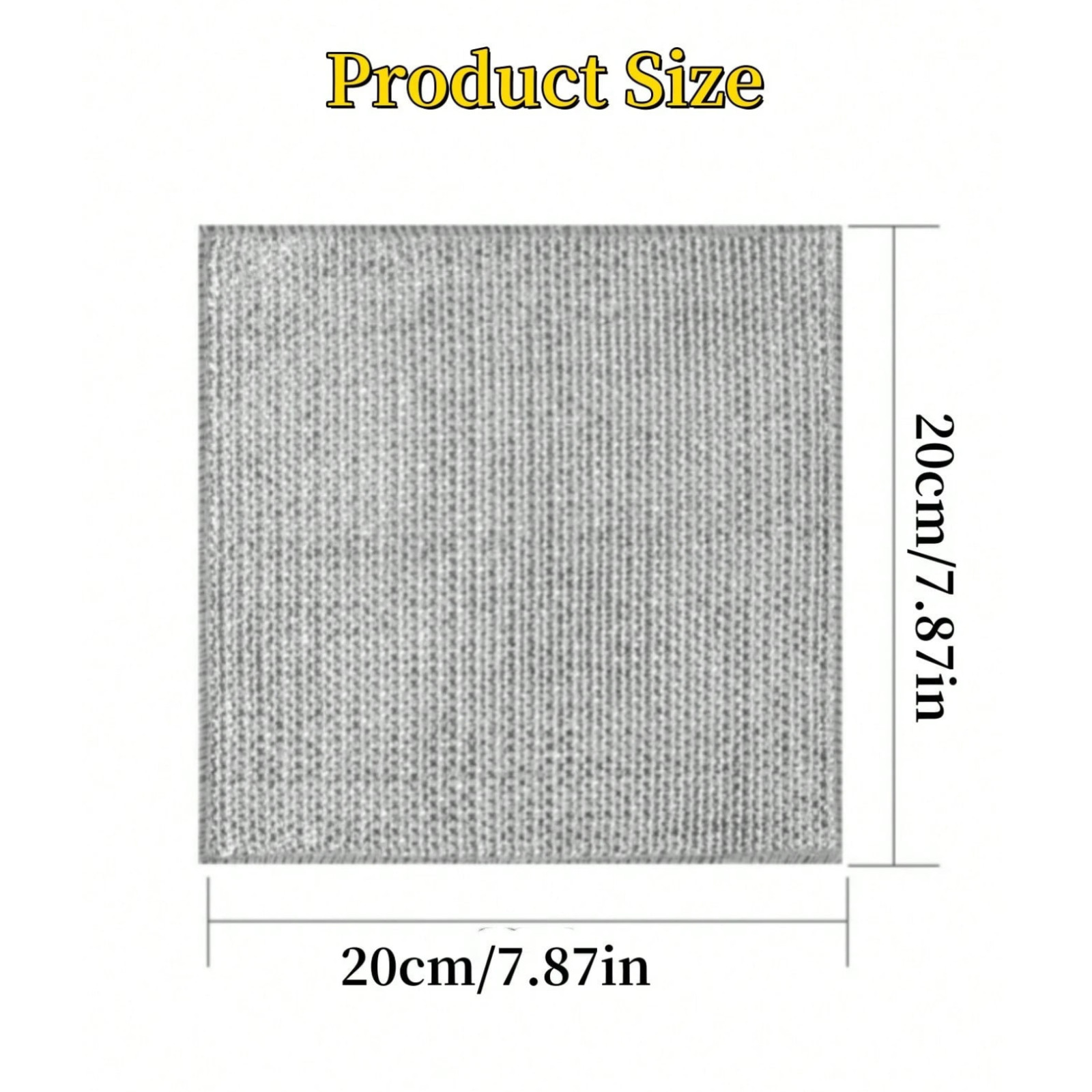 10PCS Metal Mesh Dish Scrubber Pads Reusable Wire Cleaning Cloth Kitchen Rags US