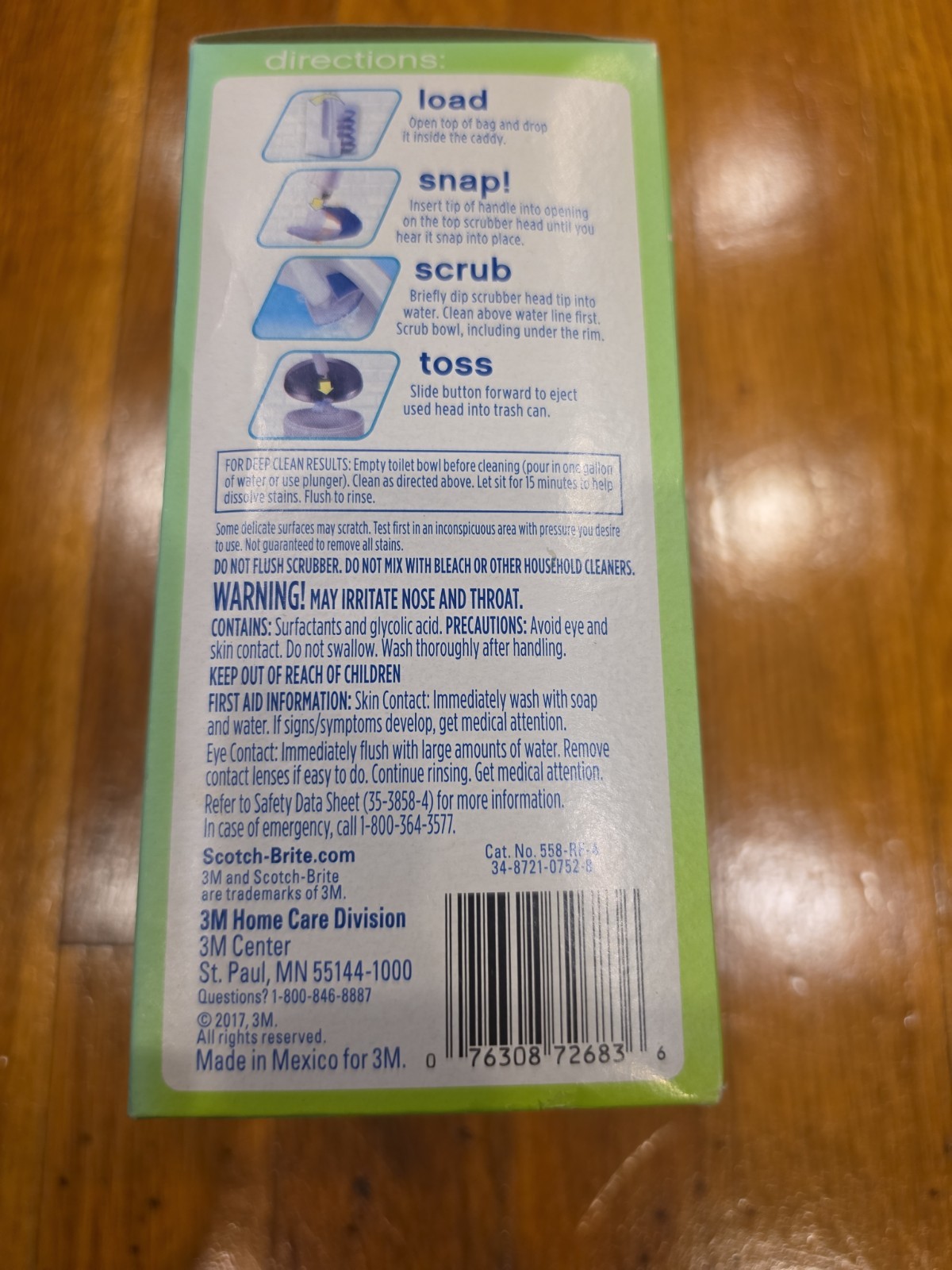 Scotch Brite Disposable Toilet Scrubber Refills Scrubs Under Rims 10pk New