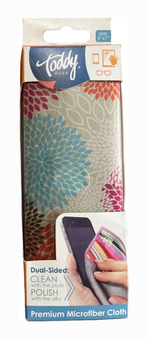 Toddy Gear Cloth Premium Microfiber Smart iPad & Touch Screen Cleaning 5″x7″ Lot