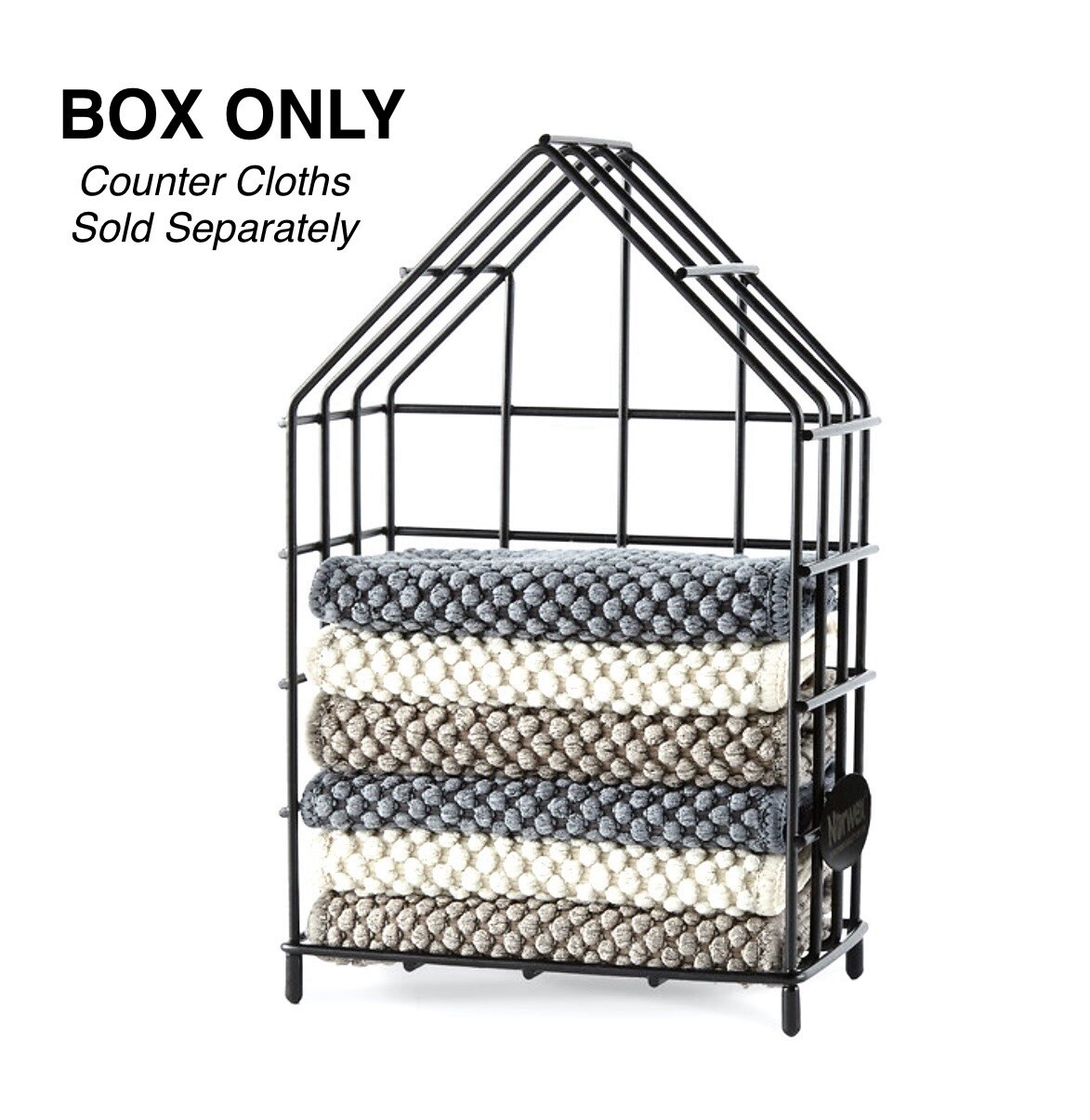 NEW Norwex Counter Cloth Box Storage Organizer Wire House Kitchen Towel Rack NIB