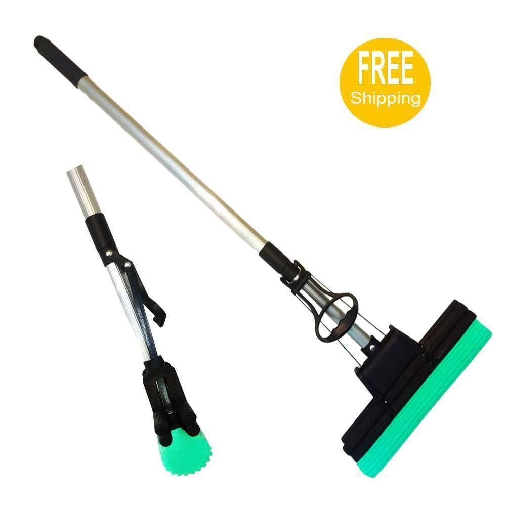PVA Mop Professional Double Roller Sponge Foam Rubber Head