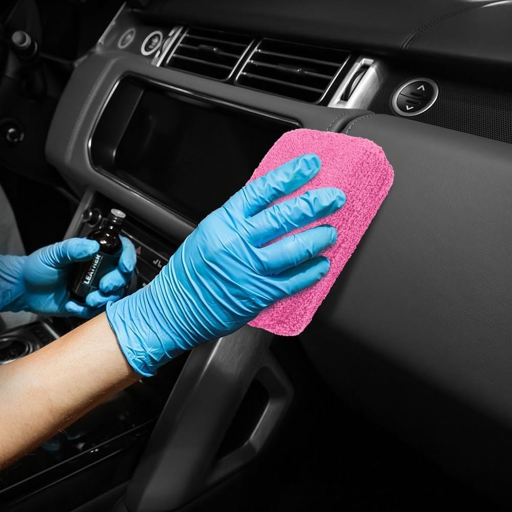 Lightweight Microfiber Applicator Pads – 8 Pack for Scratch-Free Car Detailing