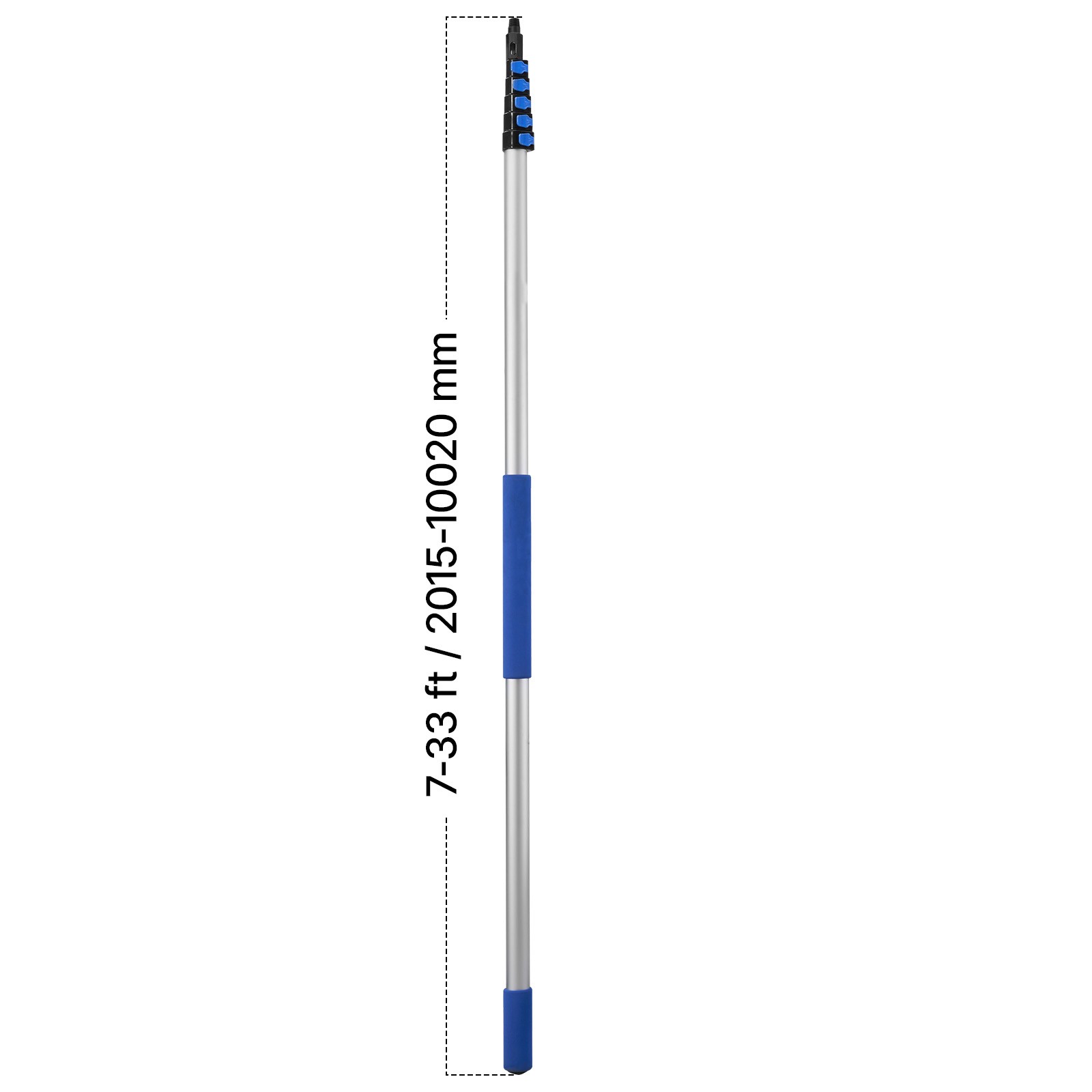 Uimoso Solar Panel Cleaning Kit with 33 ft Water Fed Pole, Brush, and Squeegee