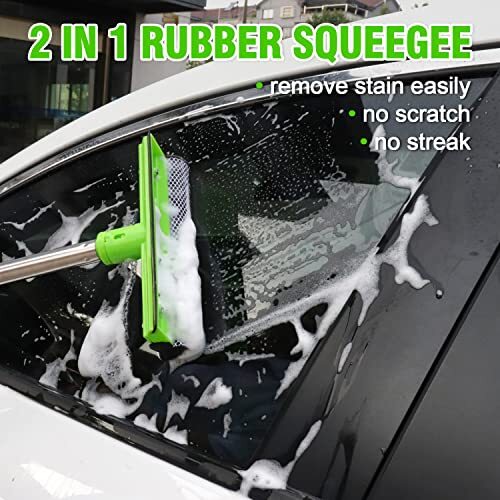 🚗 62” Car Wash Brush with Long Handle Car Wash Mop Mitt Chenille Car Cleaning