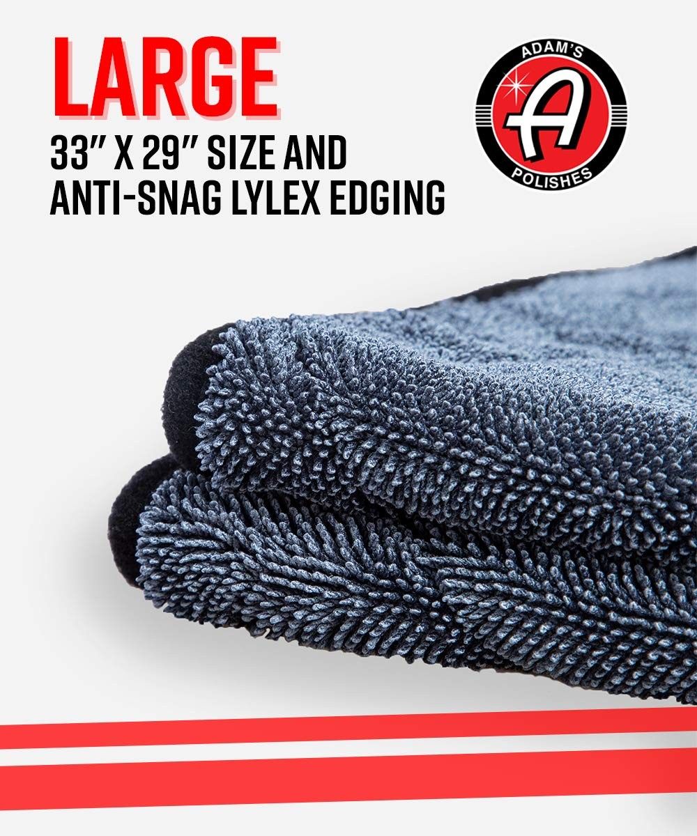 Jumbo Plush Drying Towel 33 x 29 inches 1500 GSM – Absorbent Microfiber (1 Pa…