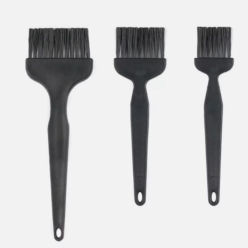 10 Kind Black Plastic Handle ESD Anti-Static Brush For PCB Repair Cleaning New