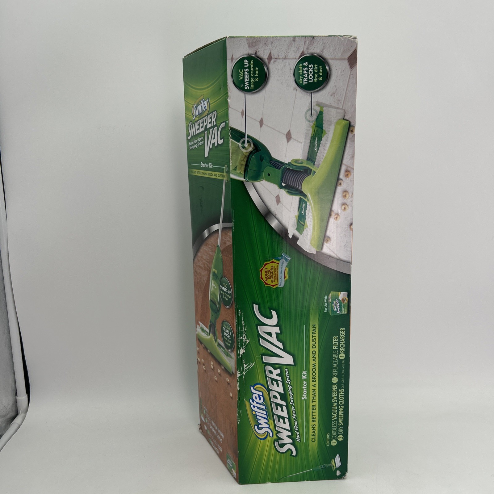 Swiffer Sweep + Vac Cordless Vac Rechargeable Sweeper Vacuum Kit Open Box READ