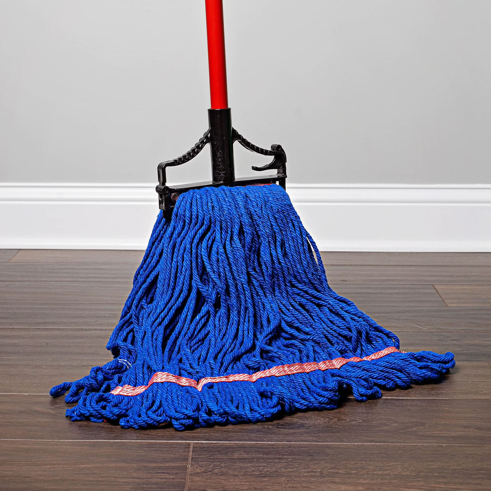 Heavy Duty Mop Refill Blue Cotton Blend Fibers
