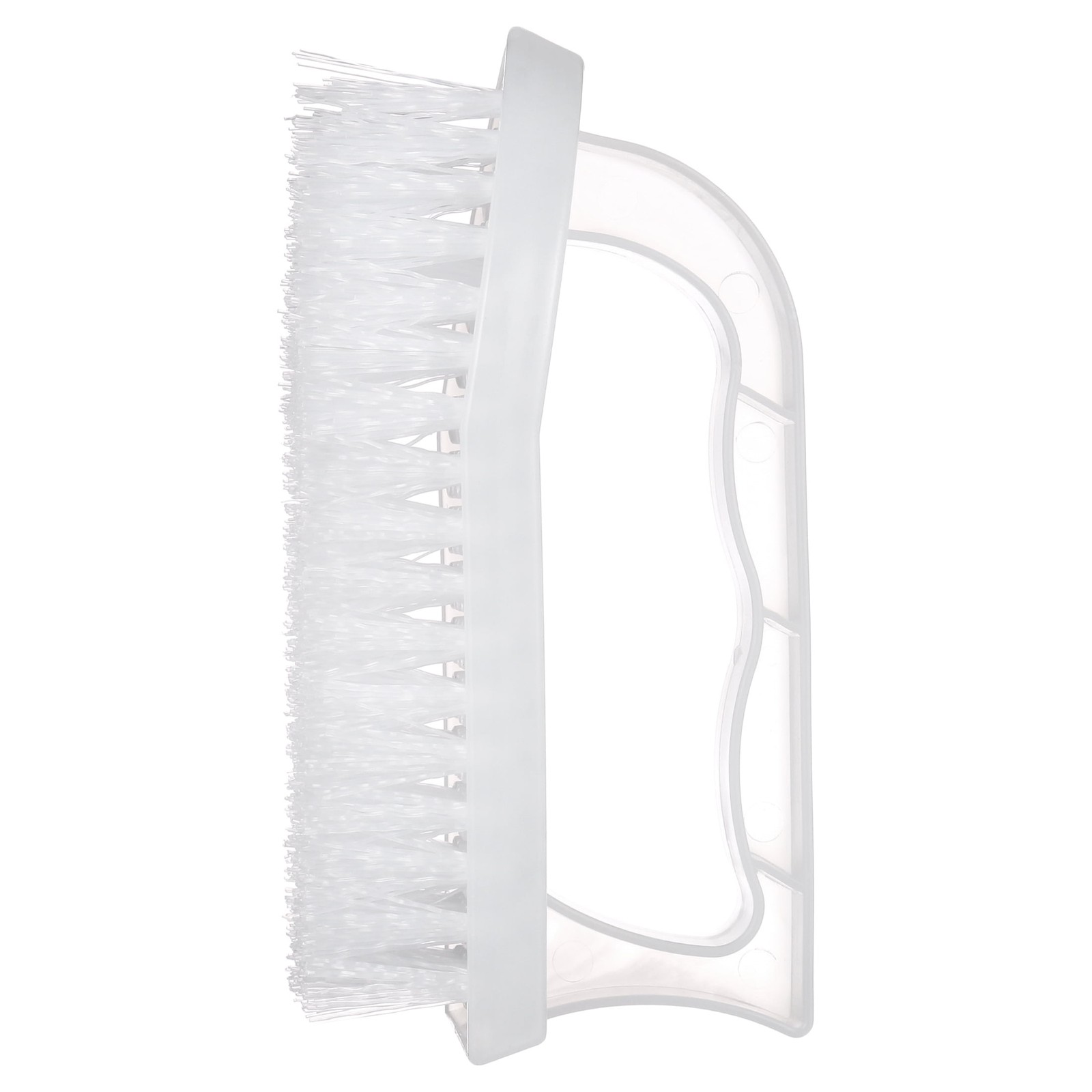 (8 pack)Iron Handle Multi-Purpose Cleaning Scrub Brush, White, 1 Count