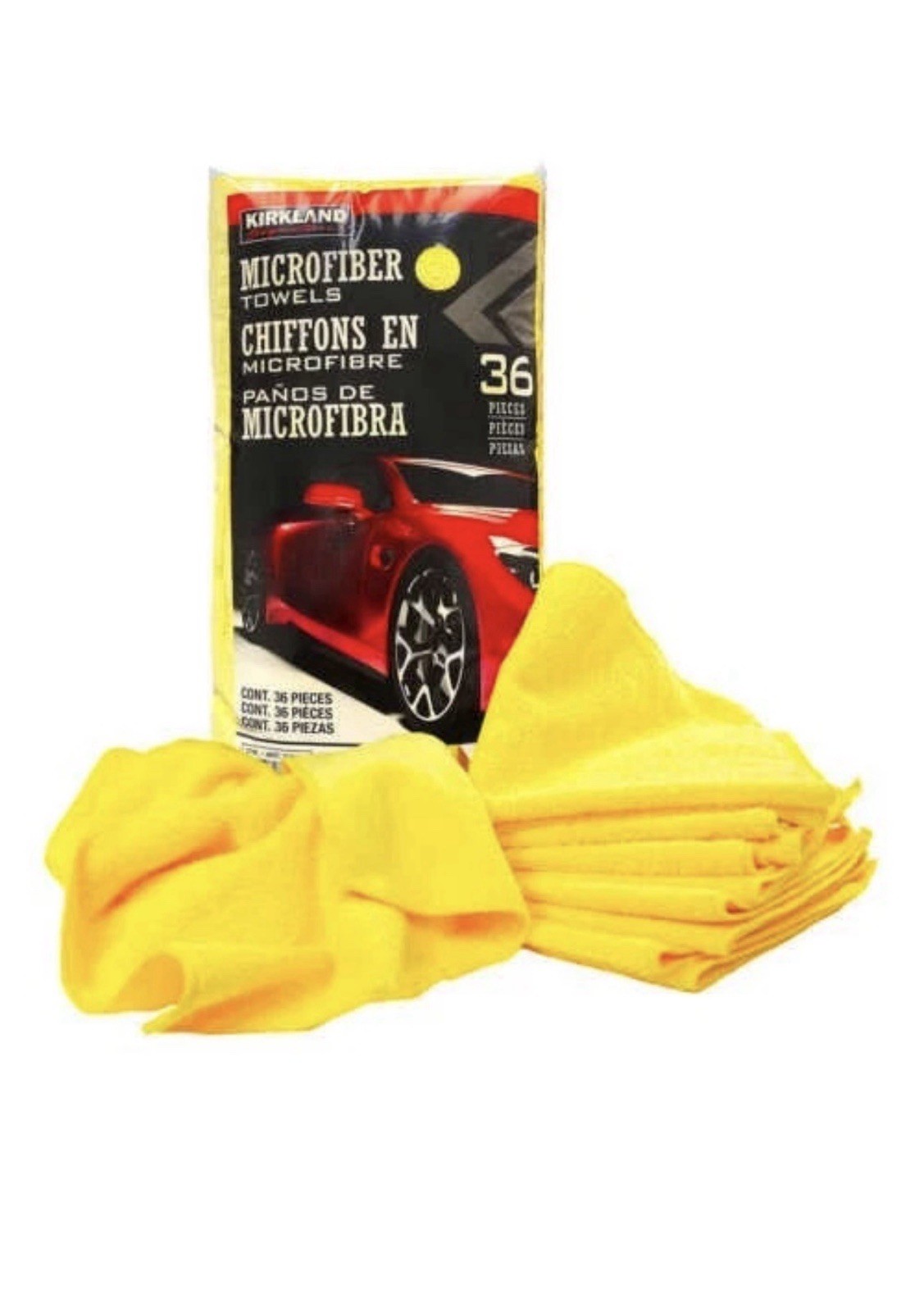 ⭐️ Kirkland Signature Ultra Microfiber Towels Auto Home, 16in x 16in, 36-count
