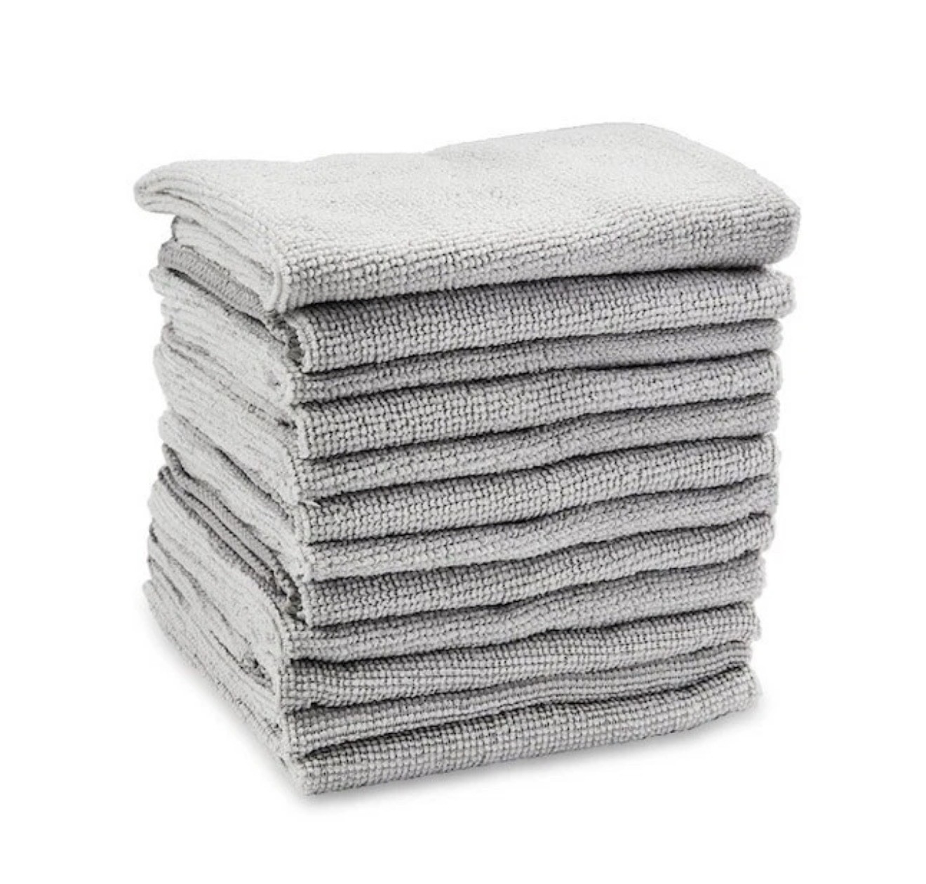 LIBMAN 12 PACK OF MICROFIBER CLEANING CLOTHS RAGS – DURABLE REUSABLE WASHABLE !!