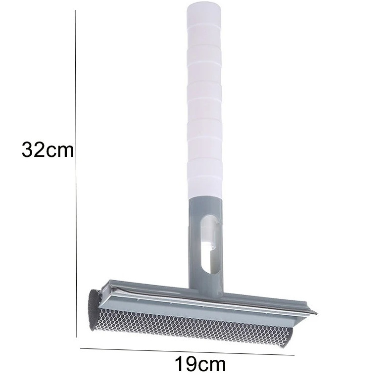 1pc 3-in-1 Window Cleaning Brush with Spray & Squeegee Glass Cleaner – NEW