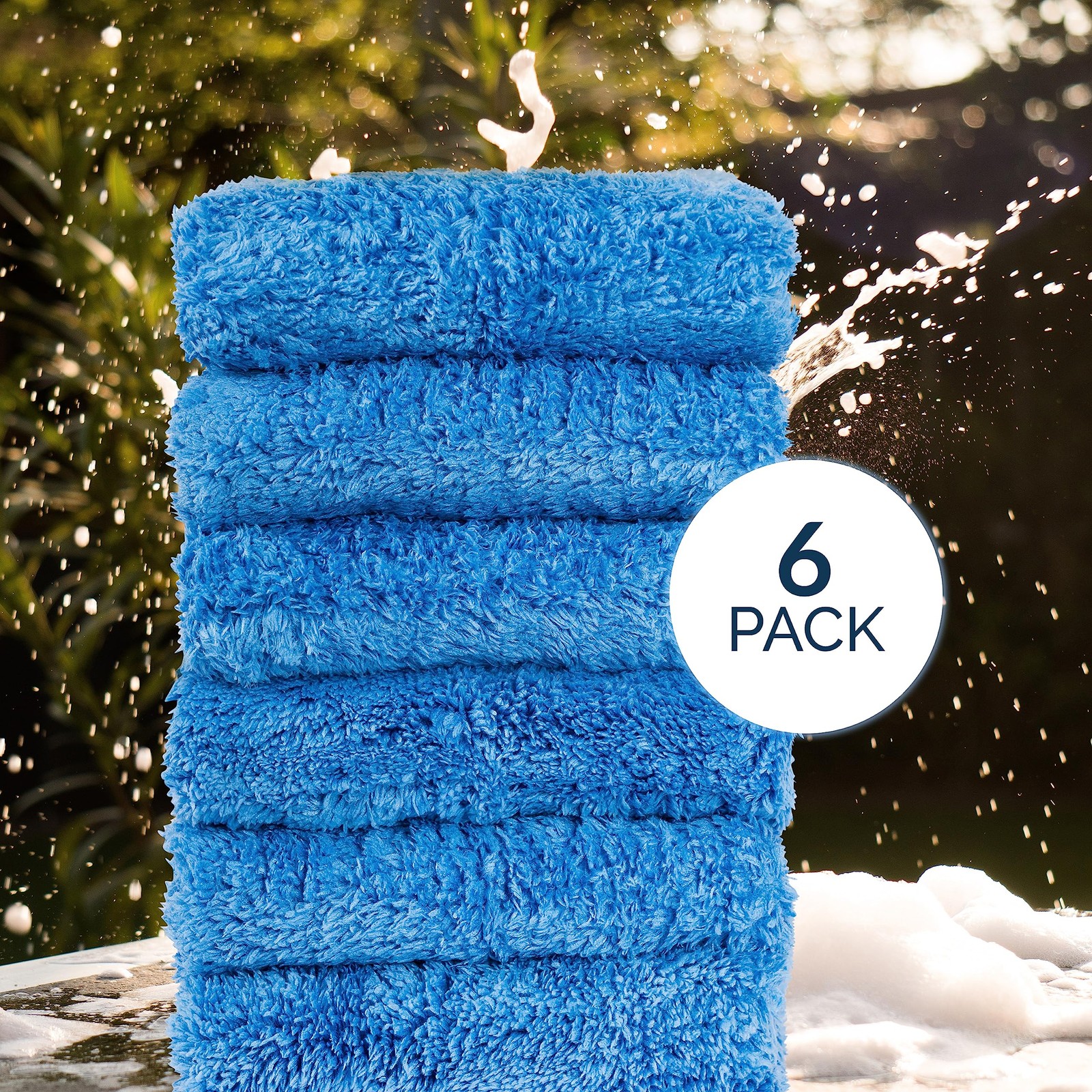 E Microfiber Cleaning Cloth 6 Pack Borderless Microfiber Towels Cleaning Rags Fo