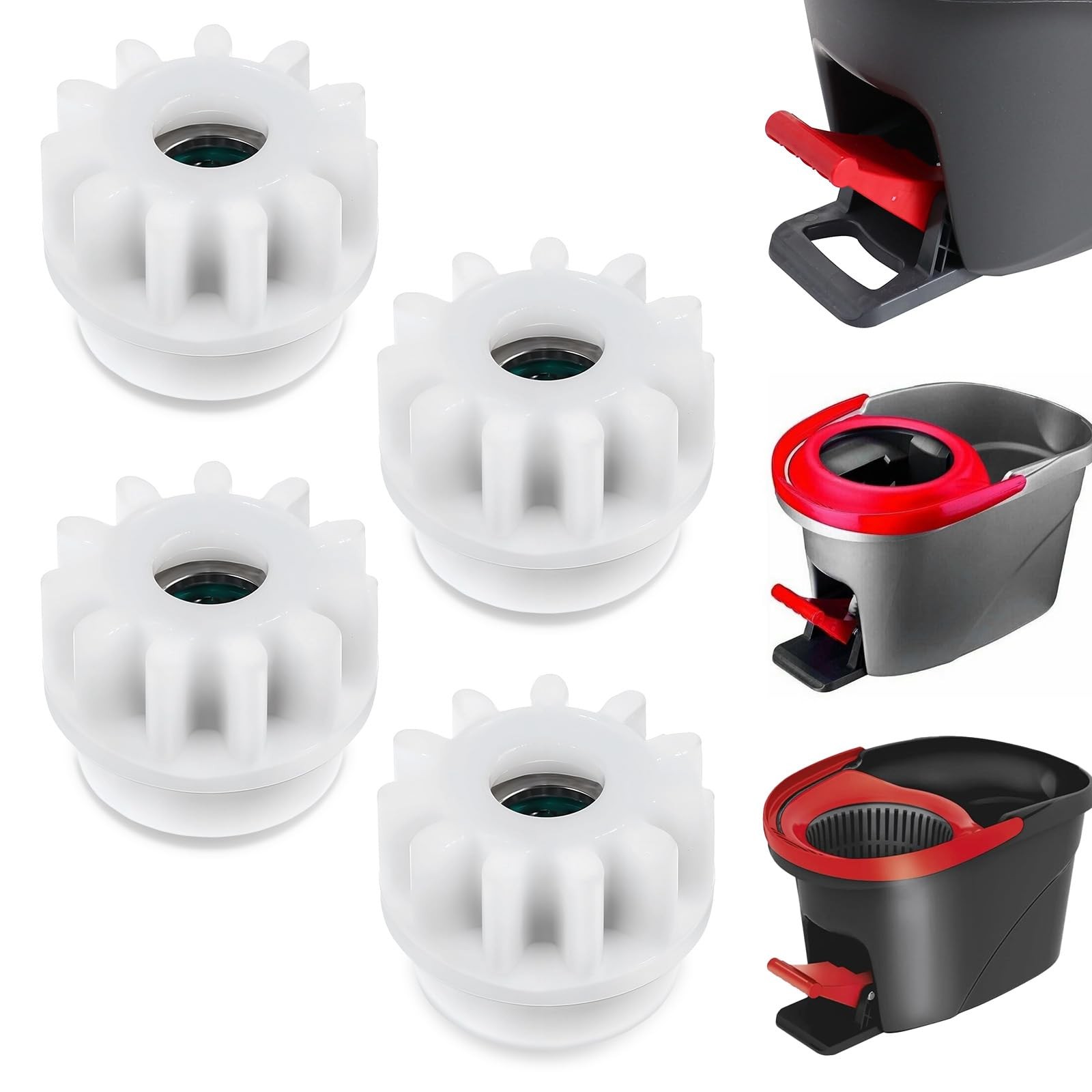 4 Pcs Spin Mop Replacement Parts, Spin Mop Bucket Clutch Bearing Bucket Gear …