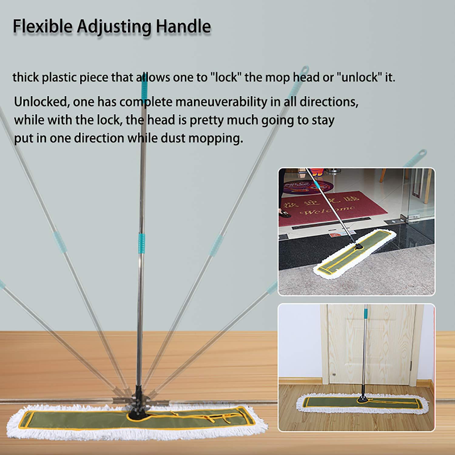 Ofo 43inch Industrial Commercial Dust Mop 2 Sets // Heavy Duty Dust Mop // 63inc