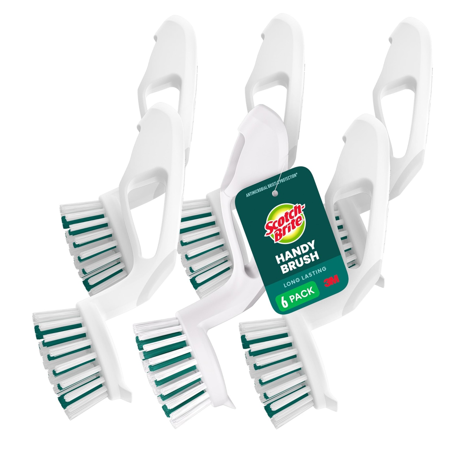 Scotch-Brite Handy Brush, Small and Durable Dish Brush with Handle for Scrubb…