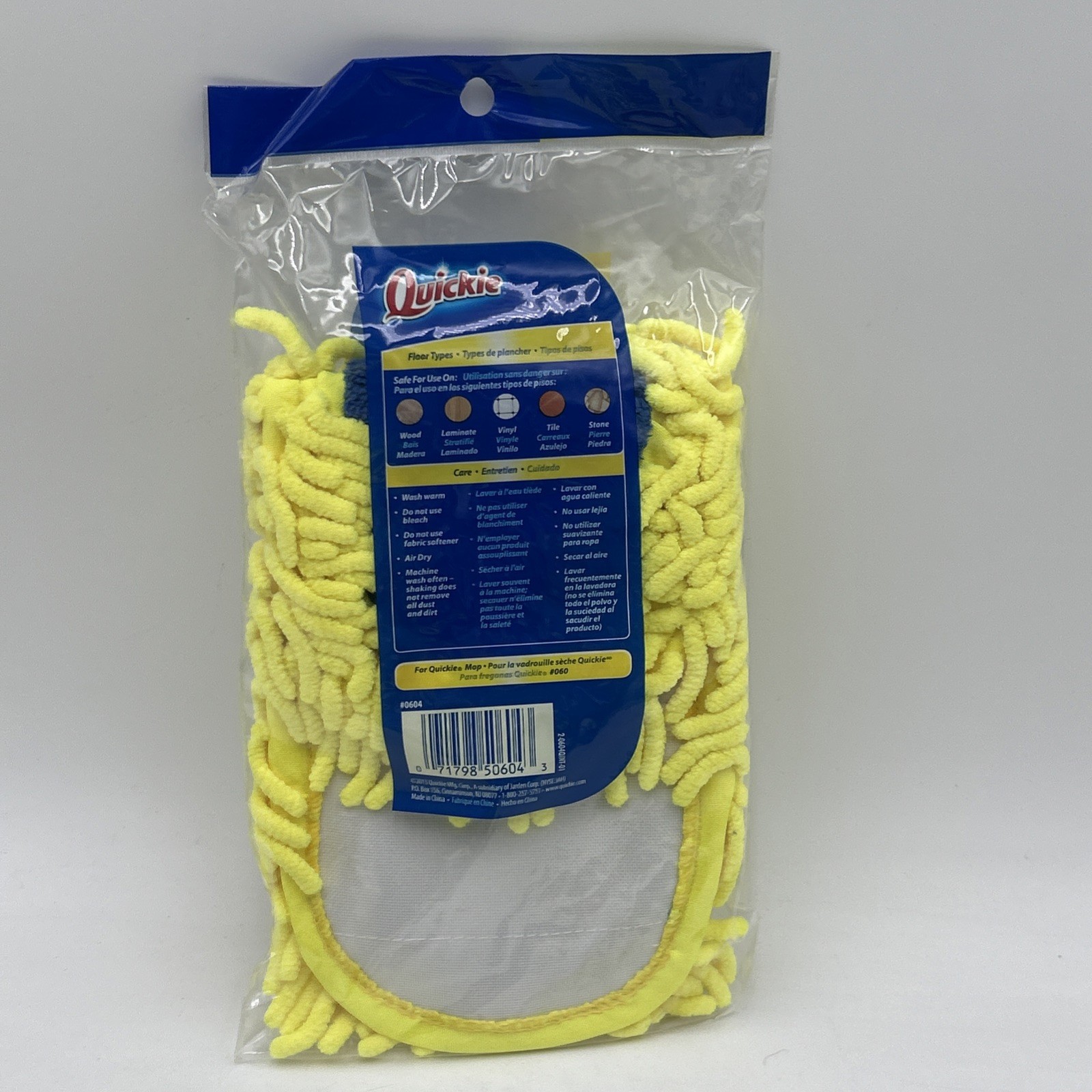 Quickie Swivel Soft Yellow Dust Mop Refill Pack Of 2 For Hardwood Floor Cleaning