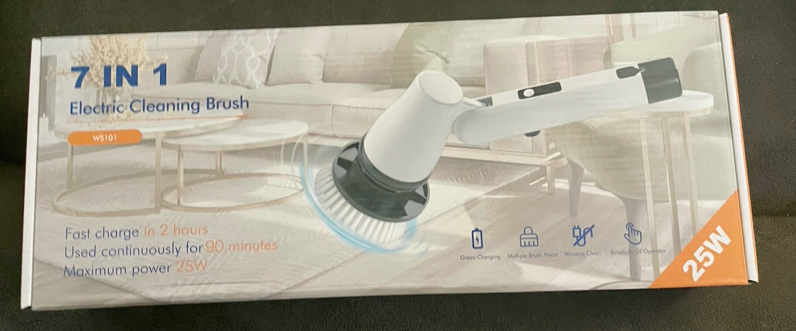 7 in 1 Electric Spin Scrubber Cordless Cleaning Brush with Extendable Handles