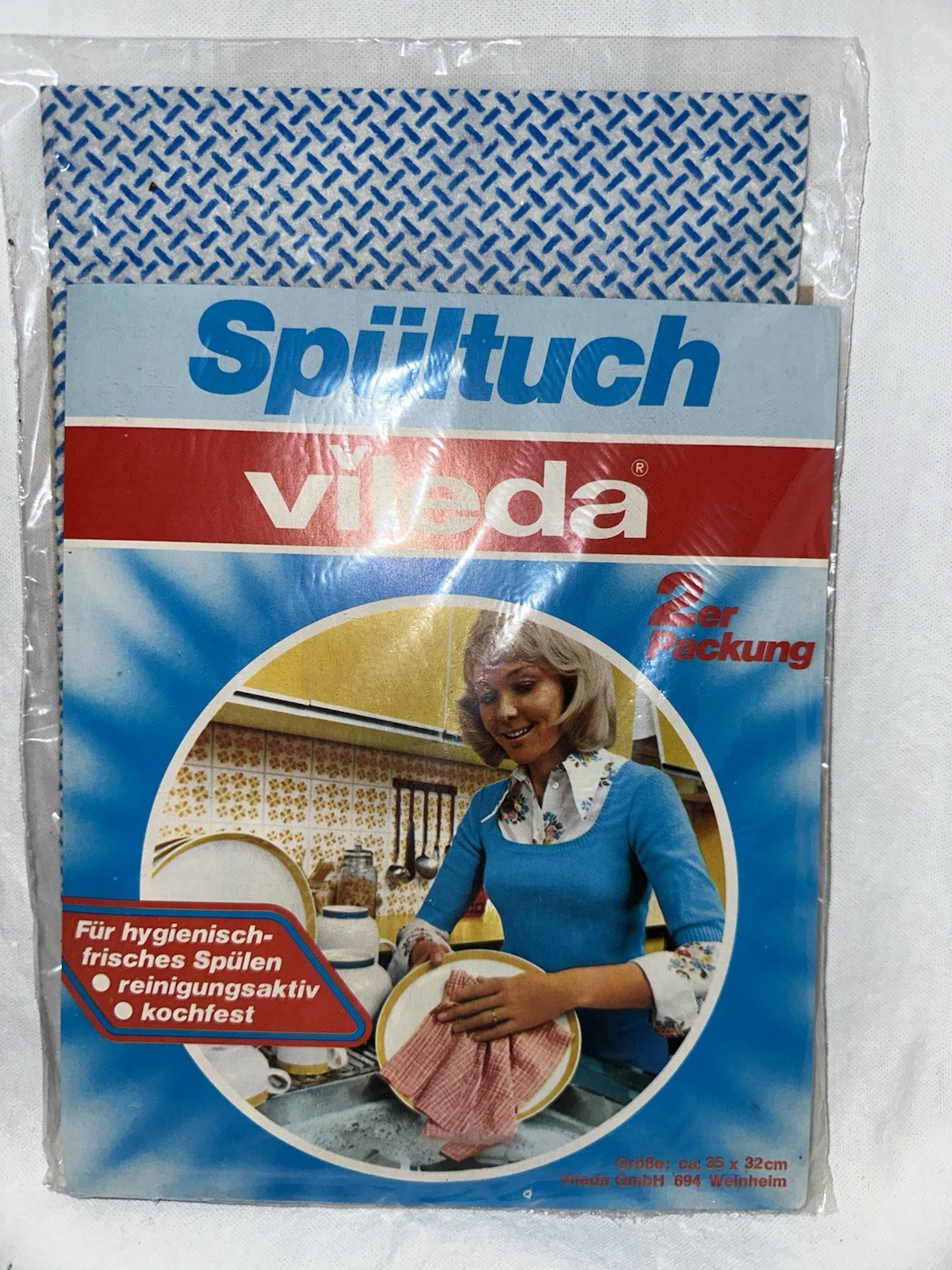 Vileda Dish Cleaning Cloth Made in West Germany BRAND NEW- Vintage