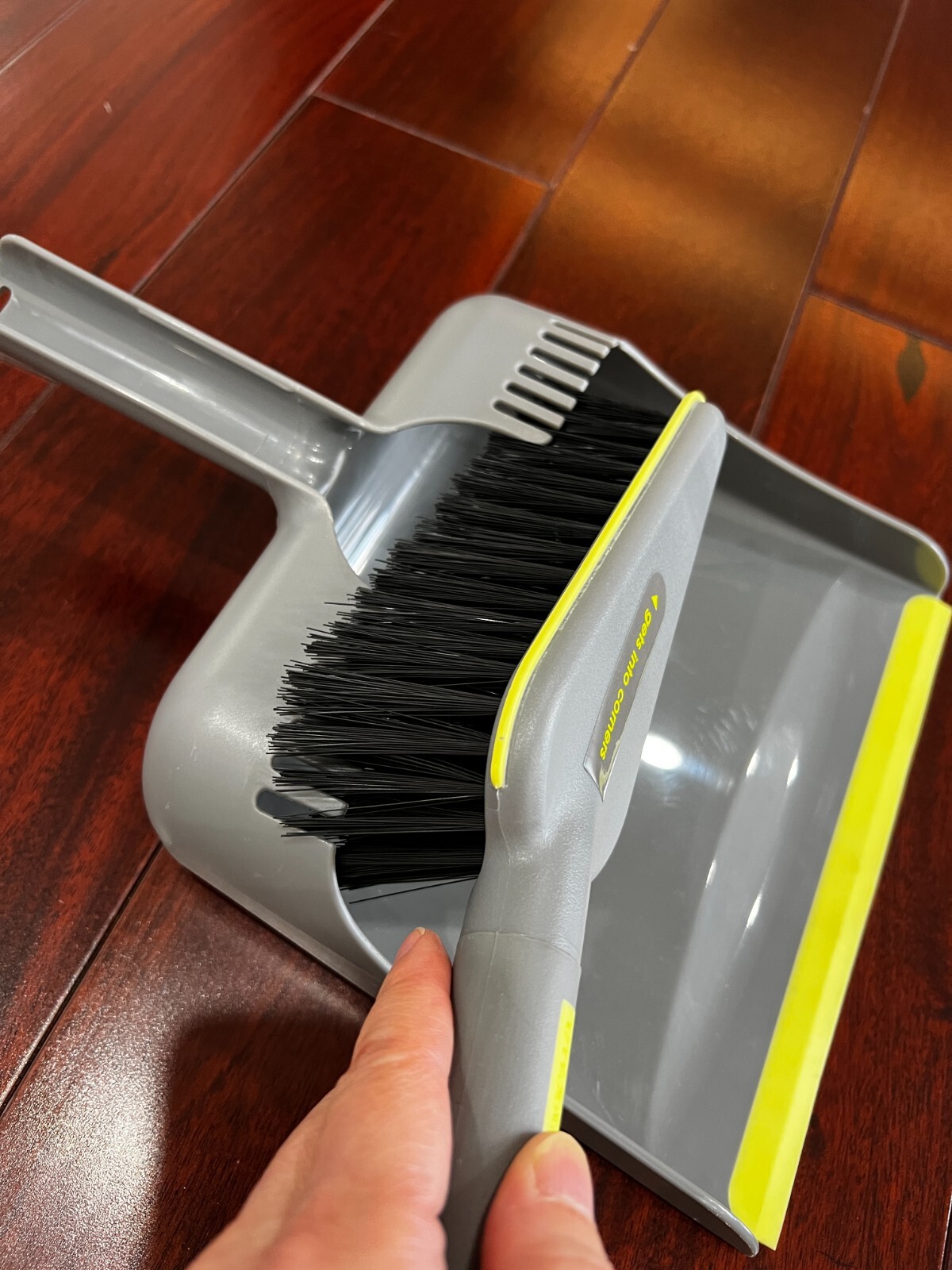 Dustpan And Brush Set For Cleaning, Beige, Made In China