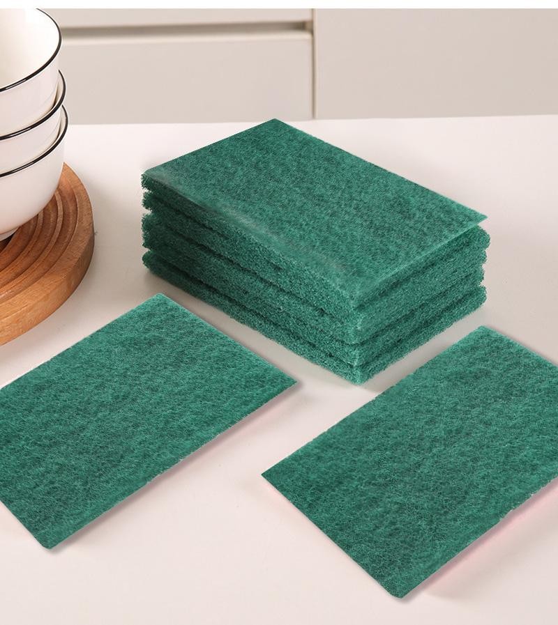 Kitchen Scrub Pads Oil Removal Scratch Free Reusable Dishwashing Cleaning Rag