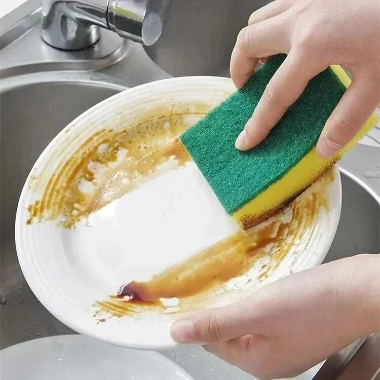 30 PCS Pack Heavy Duty Scrub Sponges Washing Dishes Cleaning Kitchen Dish Sponge